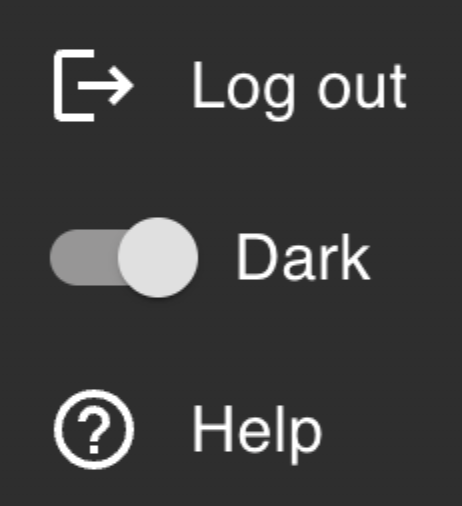 User Menu